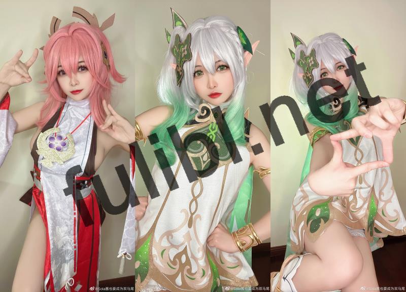 微博coser@sola酱也想变成双马尾 新作合集[19P+5V/3.90G]