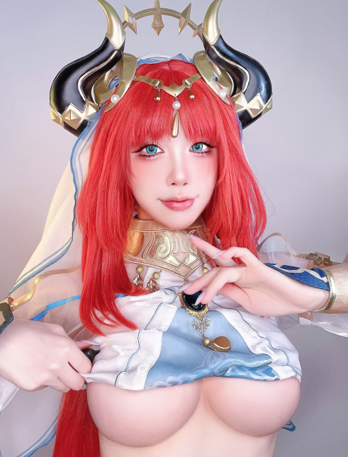 cos-水淼-新-原神妮露（24P,54M）